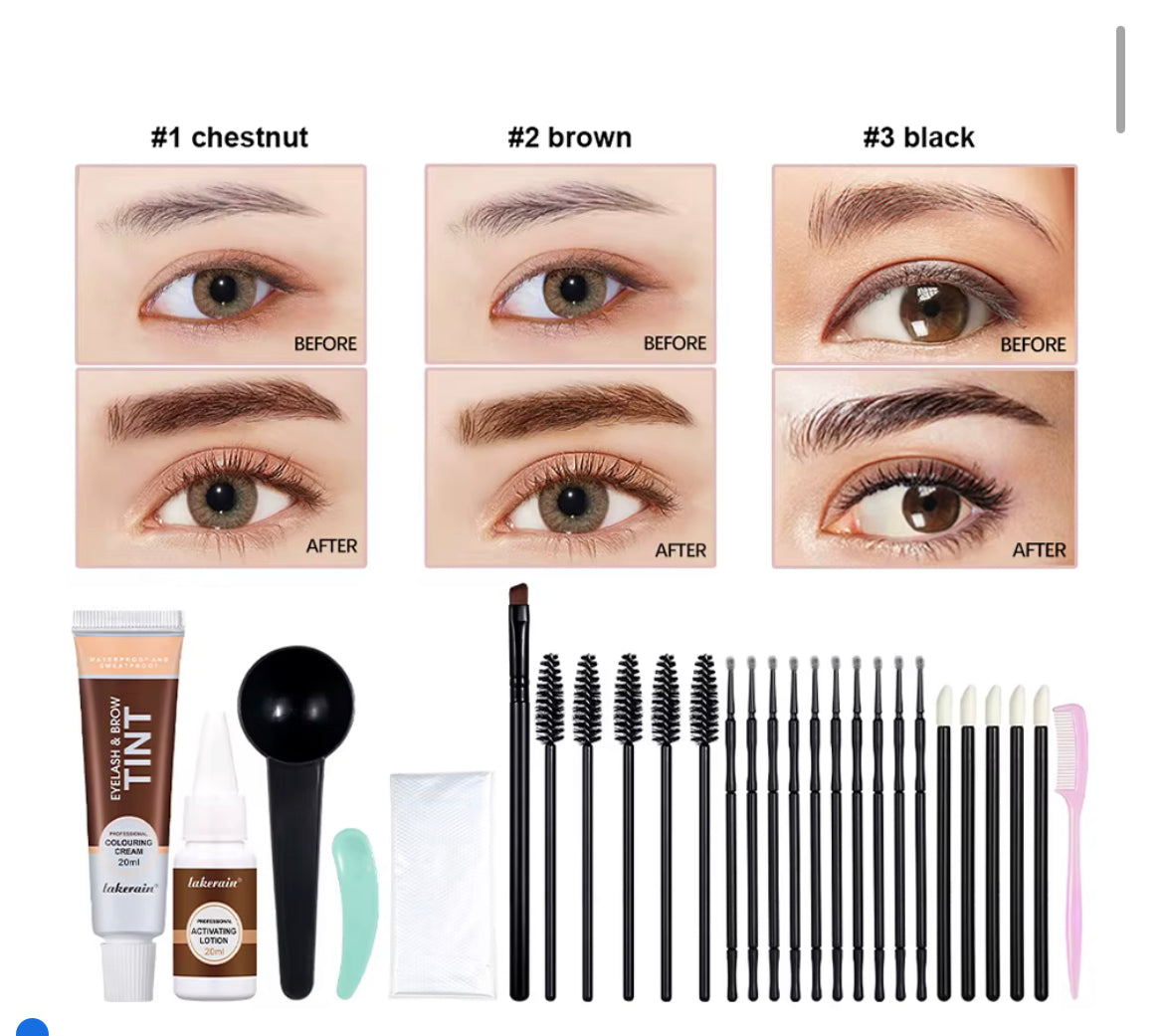 𝔼𝕪𝕖𝕤𝕝𝕚𝕤𝕚𝕒
Kit de Teinture Professionnelle pour Sourcils & Cils - Waterproof & Longue Durée