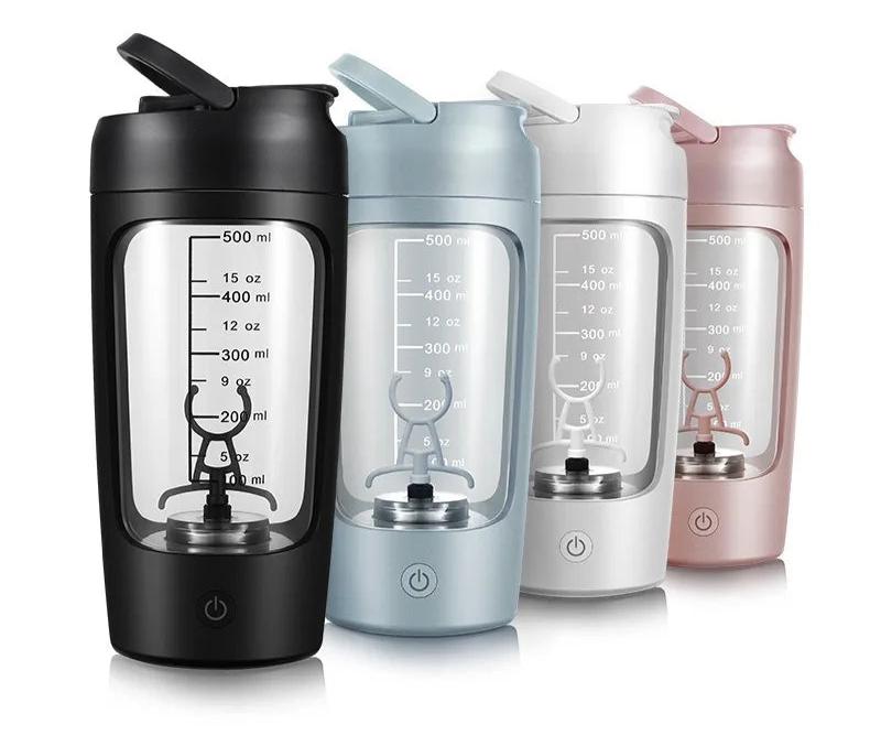 Shaker Électrique USB - Bouteille Blender Rechargeable 1200mAh, 650ml