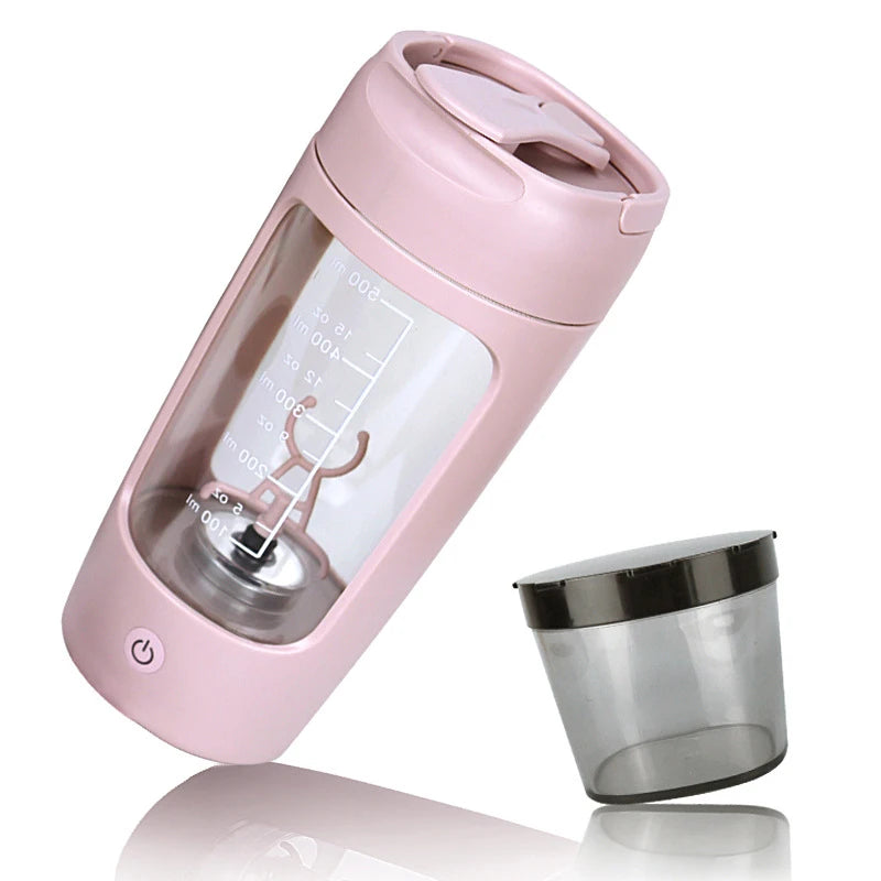 Shaker Électrique USB - Bouteille Blender Rechargeable 1200mAh, 650ml